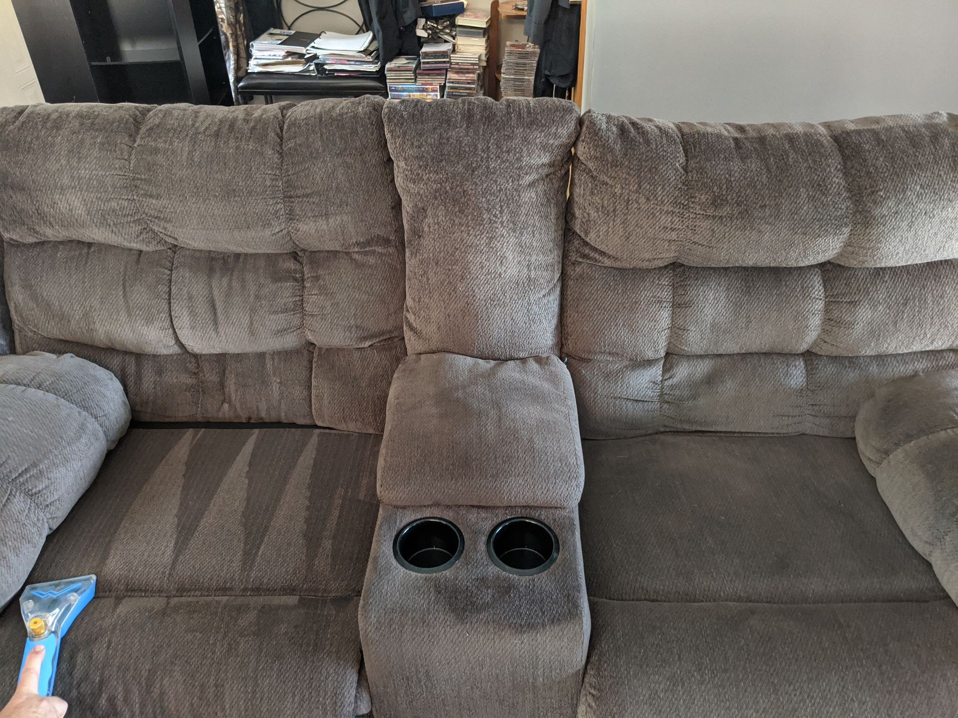cleaned couch