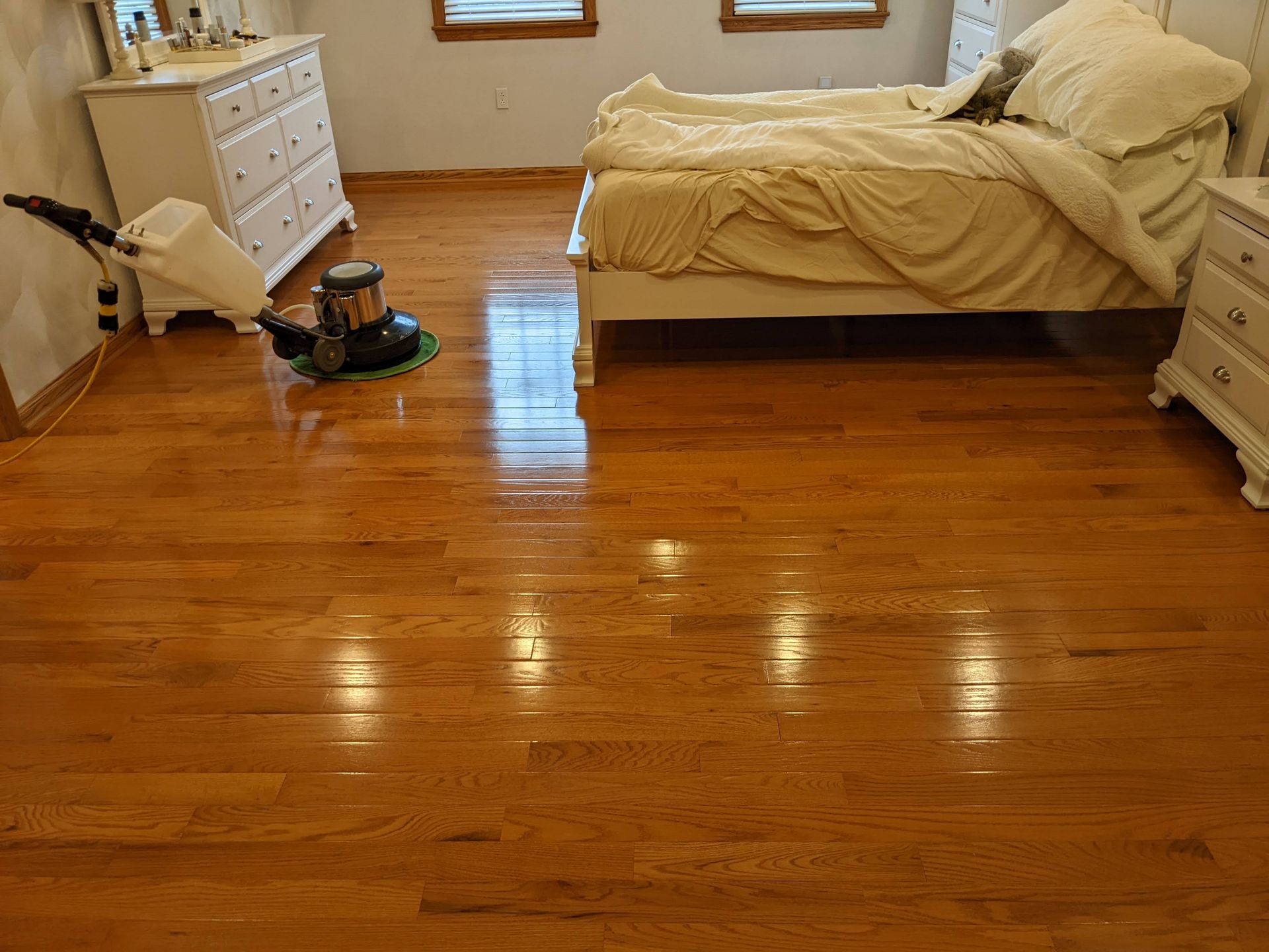 Shine wood floor