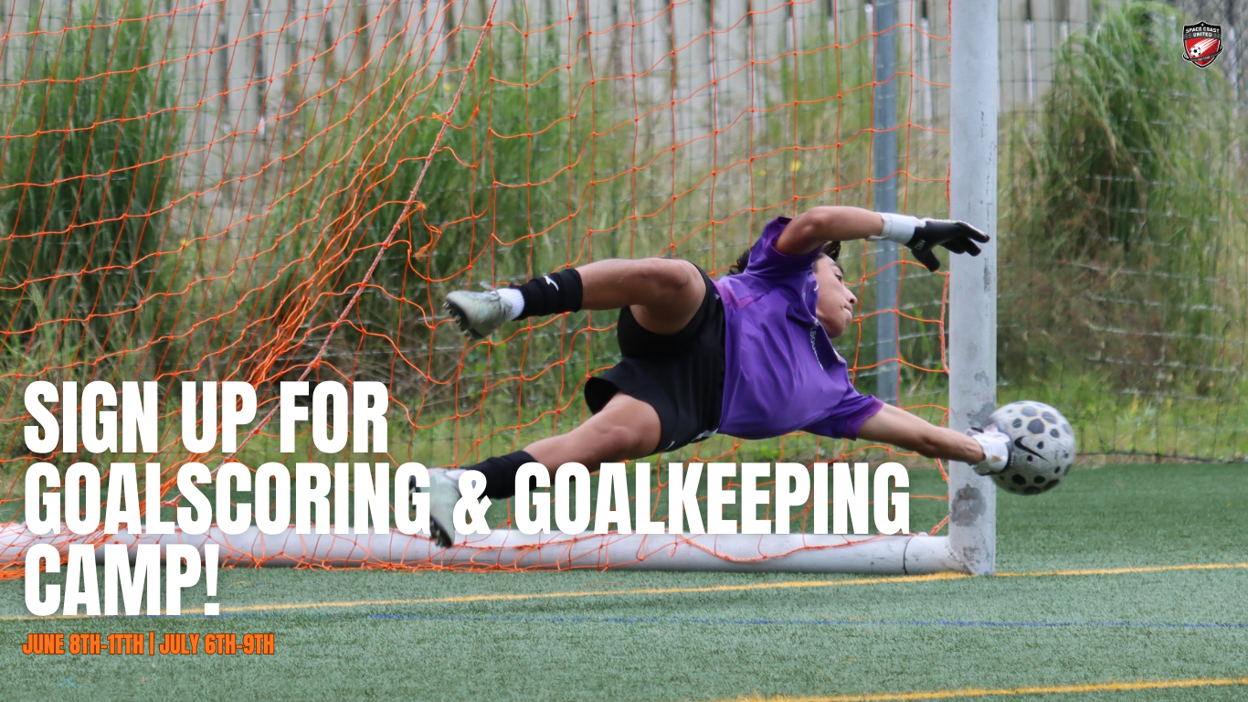 Space Coast United Soccer team huddles with coaches