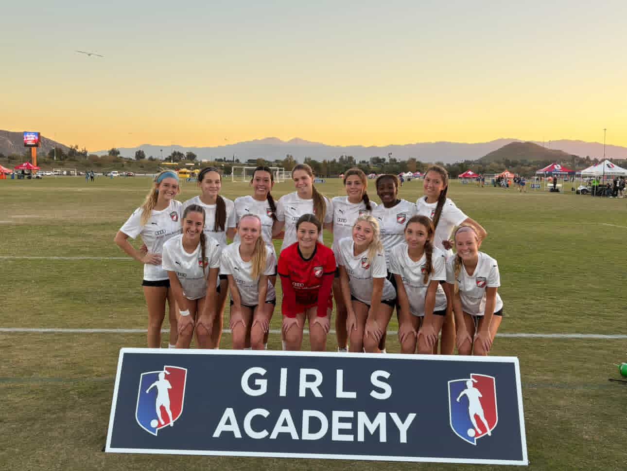 Kids playing soccer for Space Coast United Soccer
