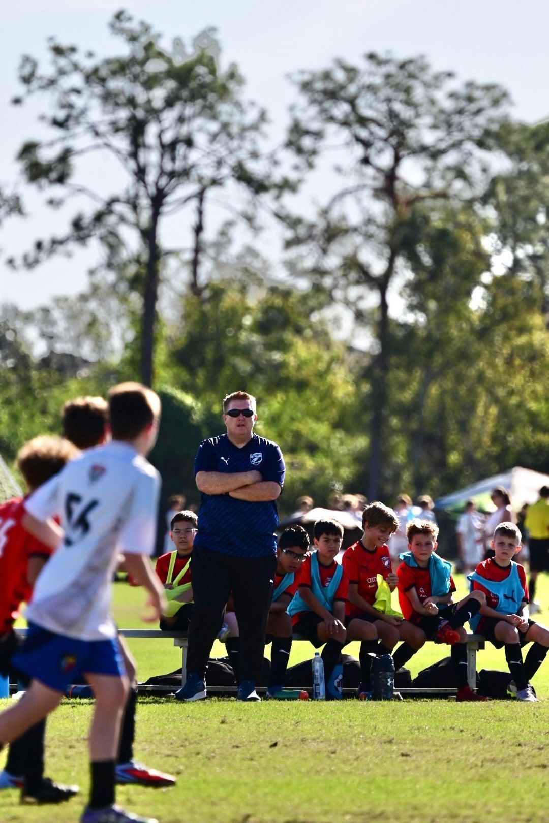 Boy soccer player for Space Coast United Soccer