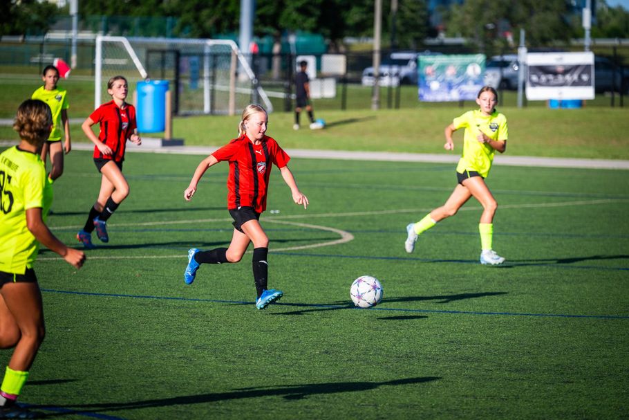Girls soccer team for Space Coast United Soccer