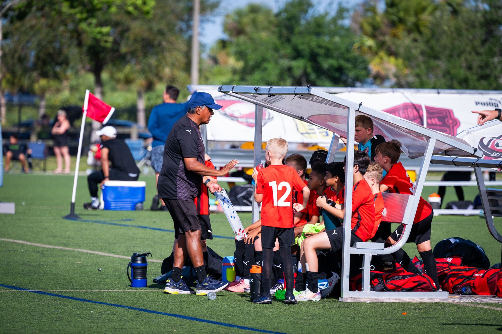 Boy soccer player for Space Coast United Soccer