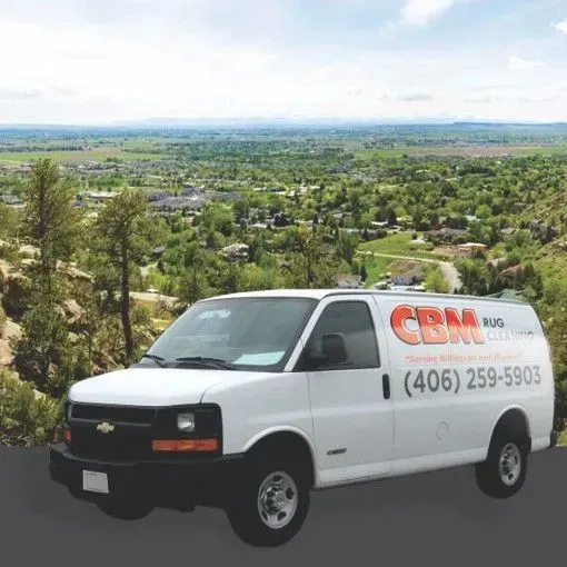 CBM Rug Cleaning Service Van