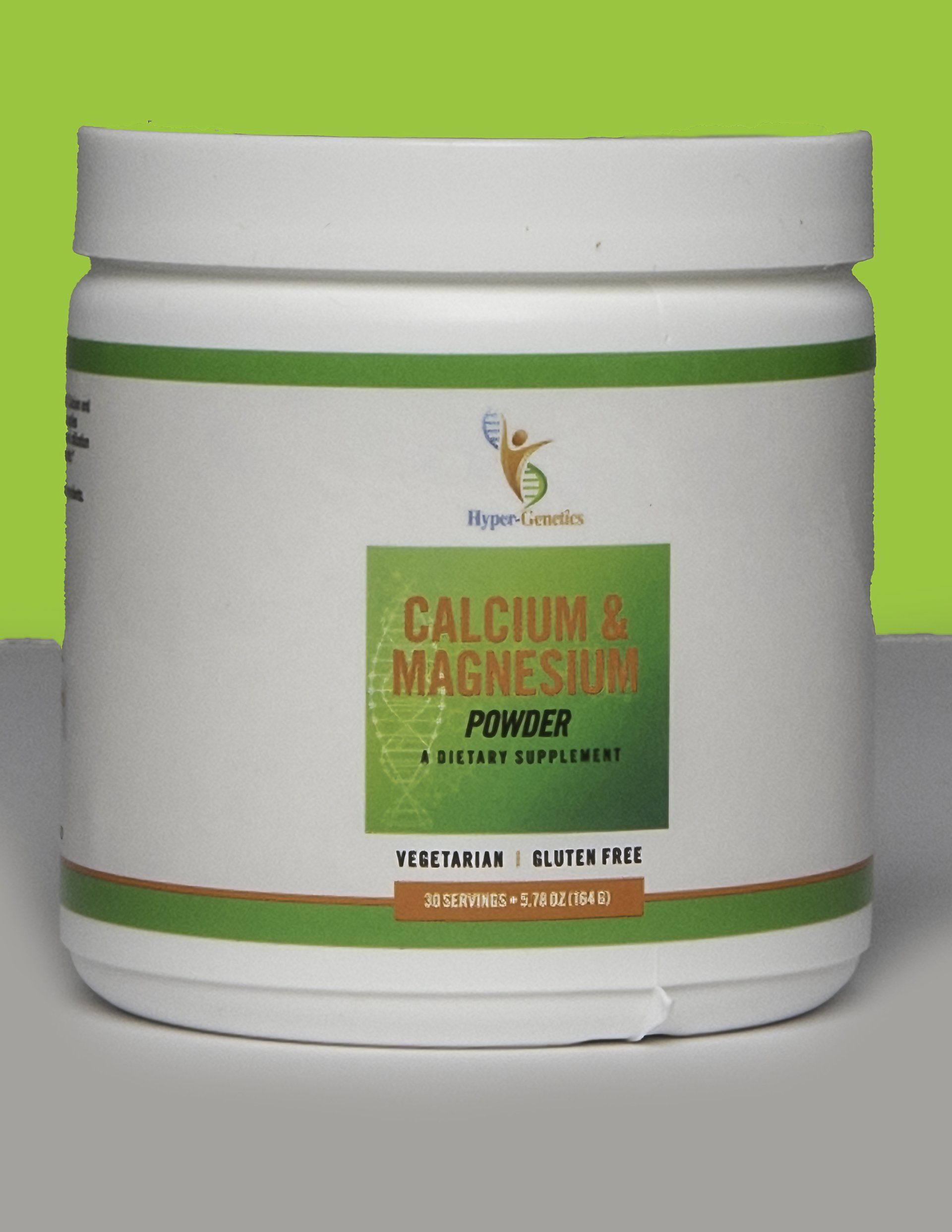 Calcium & Magnesium Supplements Front Bottle  — West Long Branch, NJ — Hyper-Genetics