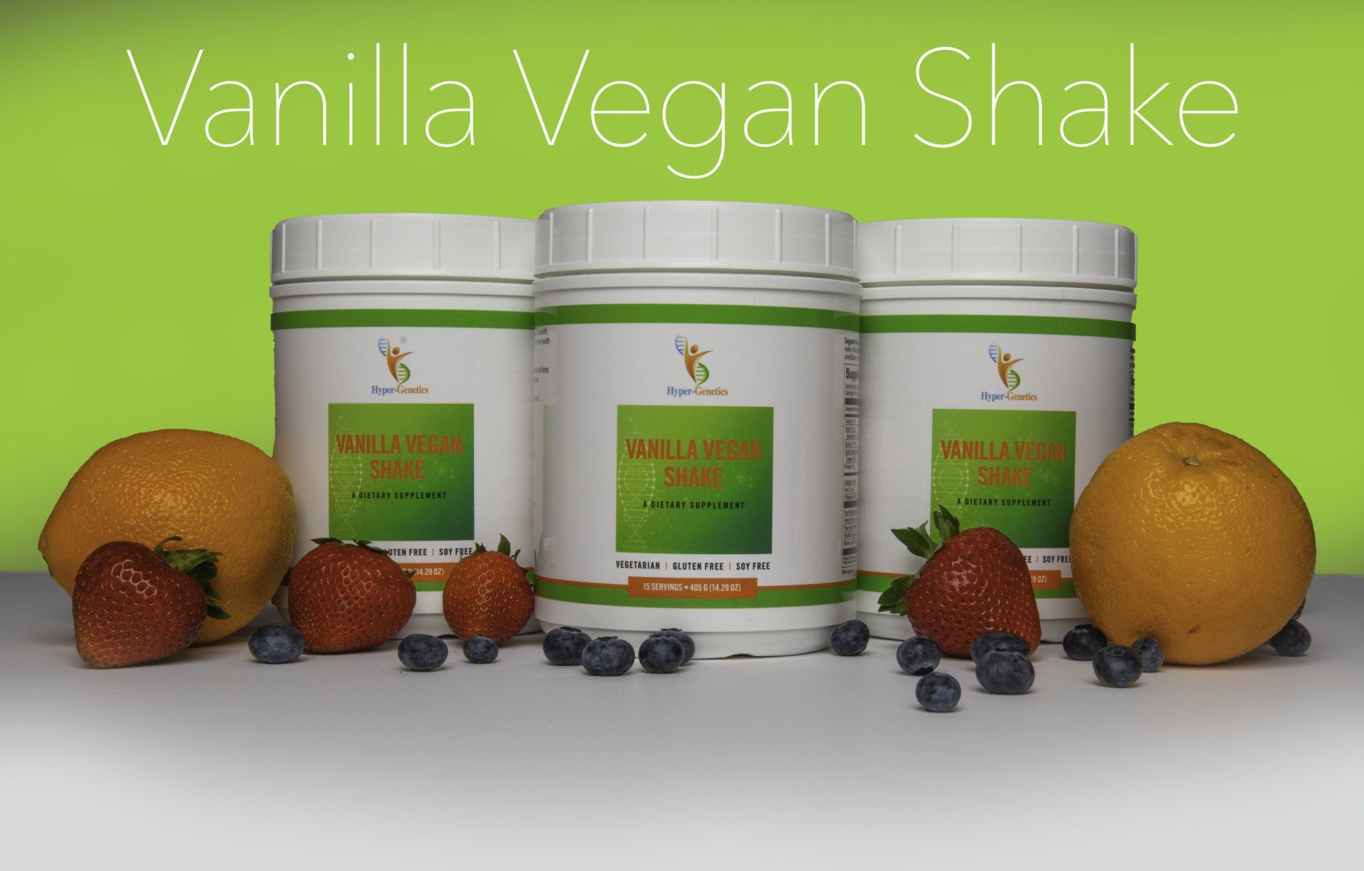 Vanilla Vegan Shake Three Bottle — West Long Branch, NJ — Hyper-Genetics