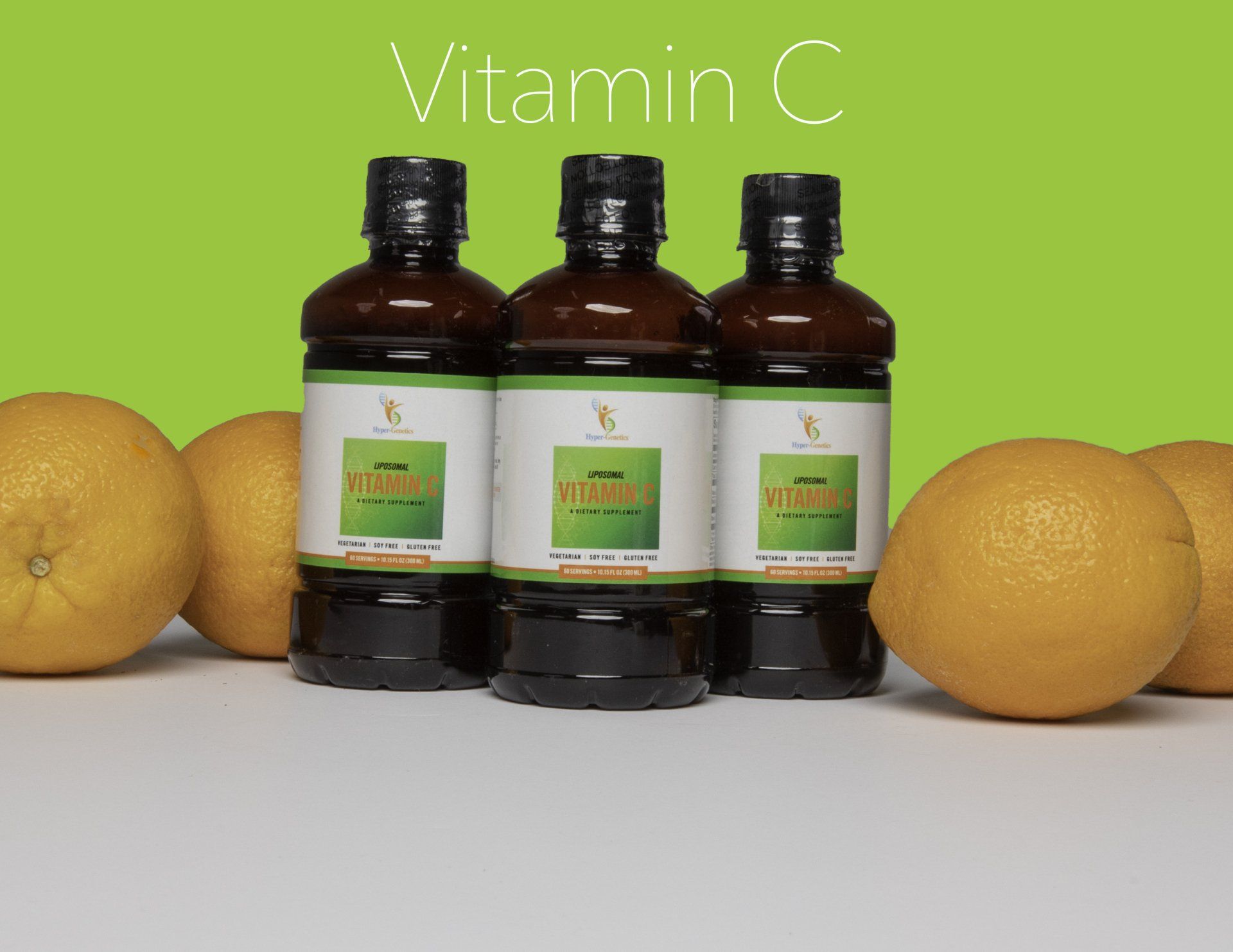 Vitamin C Liquid Supplement Three Bottle — West Long Branch, NJ — Hyper-Genetics