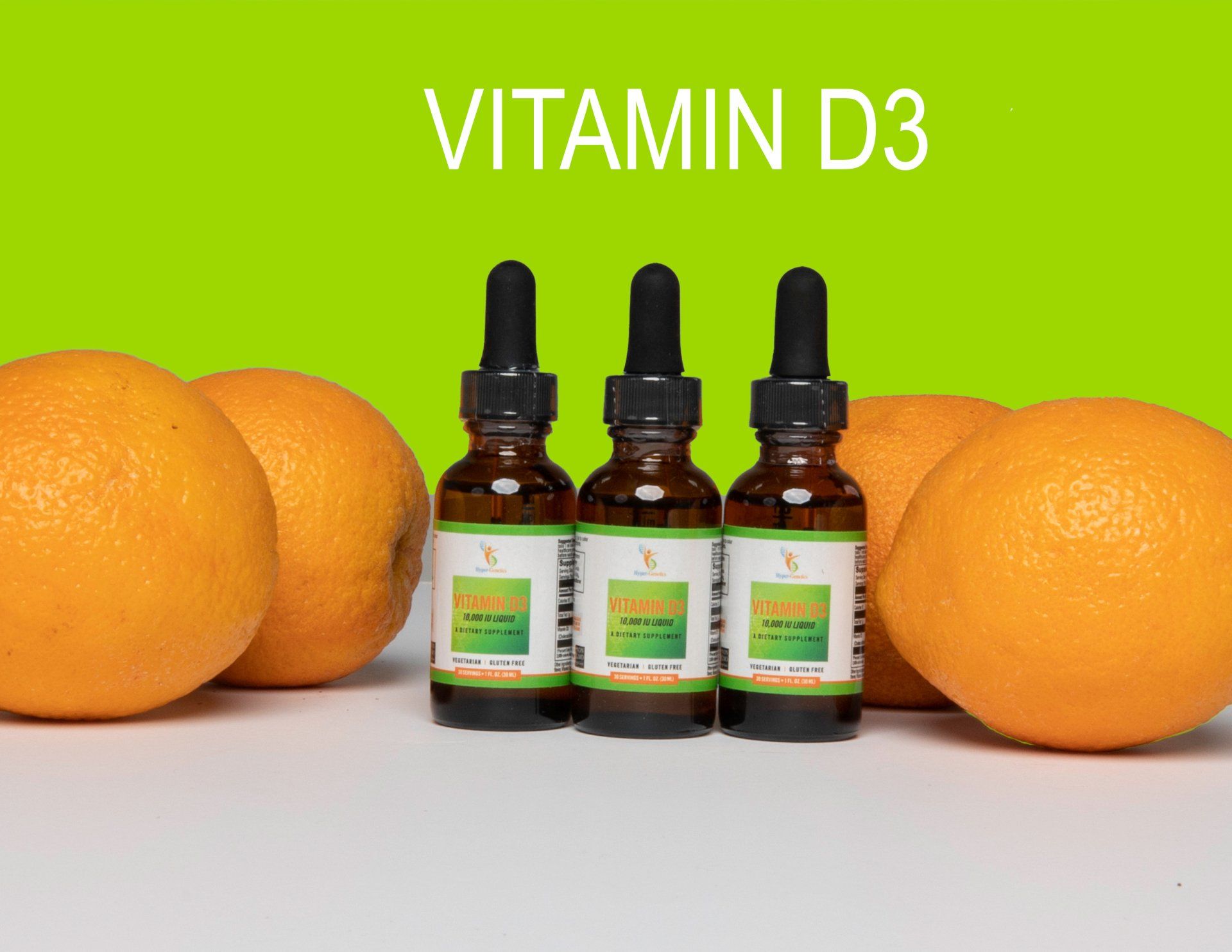 Vitamin D3 Liquid Three Bottle — West Long Branch, NJ — Hyper-Genetics