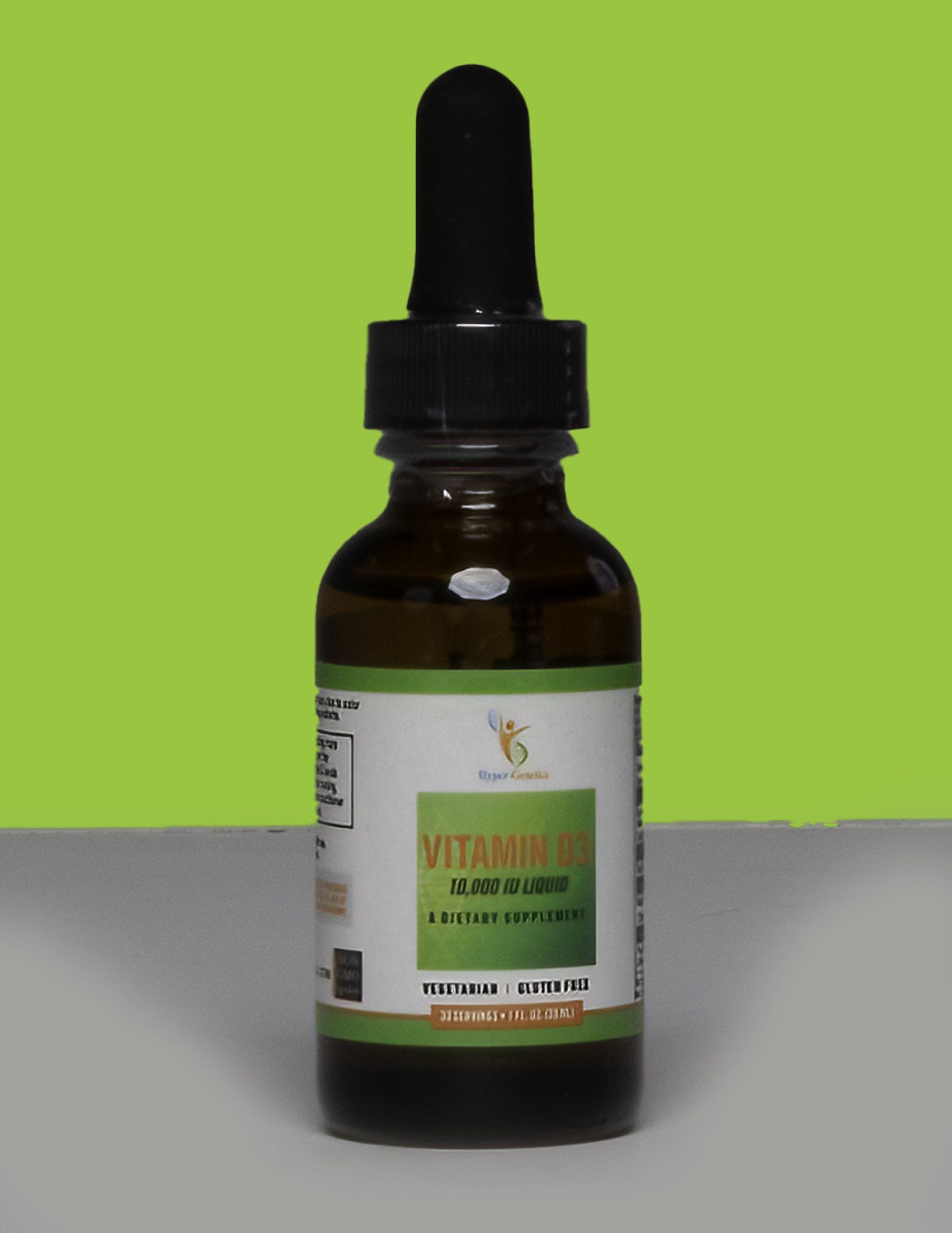 Vitamin D3 Liquid Front Bottle — West Long Branch, NJ — Hyper-Genetics