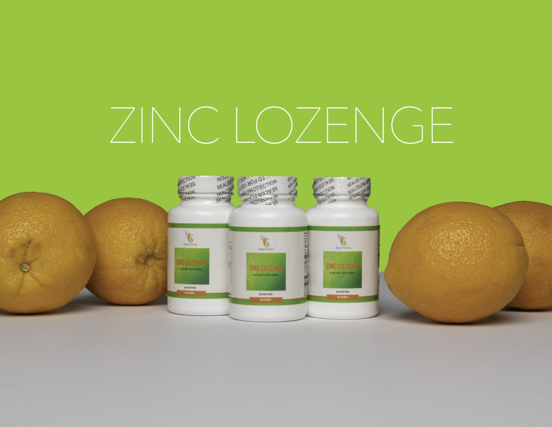 Zinc Lozenge Supplement Three Bottle — West Long Branch, NJ — Hyper-Genetics