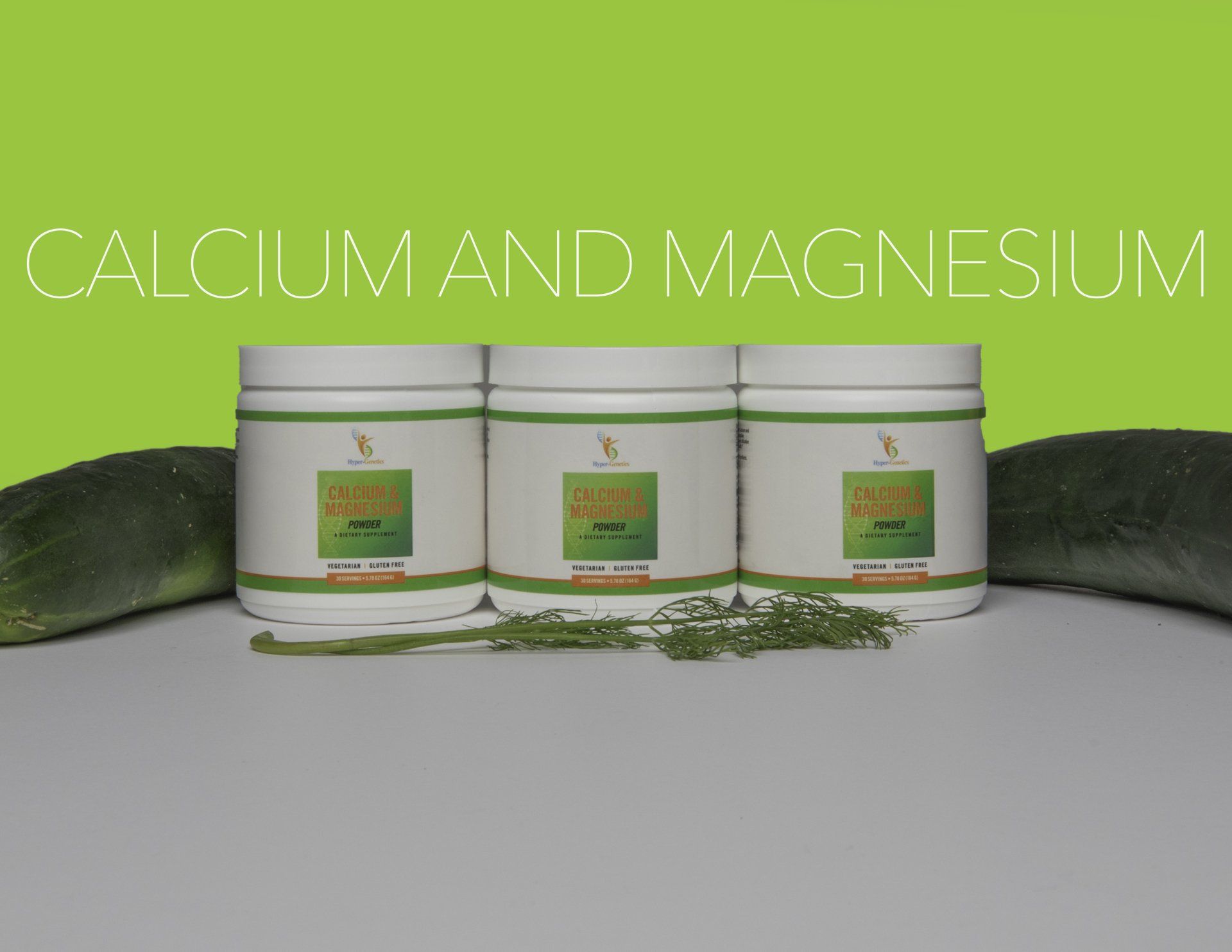 Three Bottle of Calcium & Magnesium Supplements  — West Long Branch, NJ — Hyper-Genetics