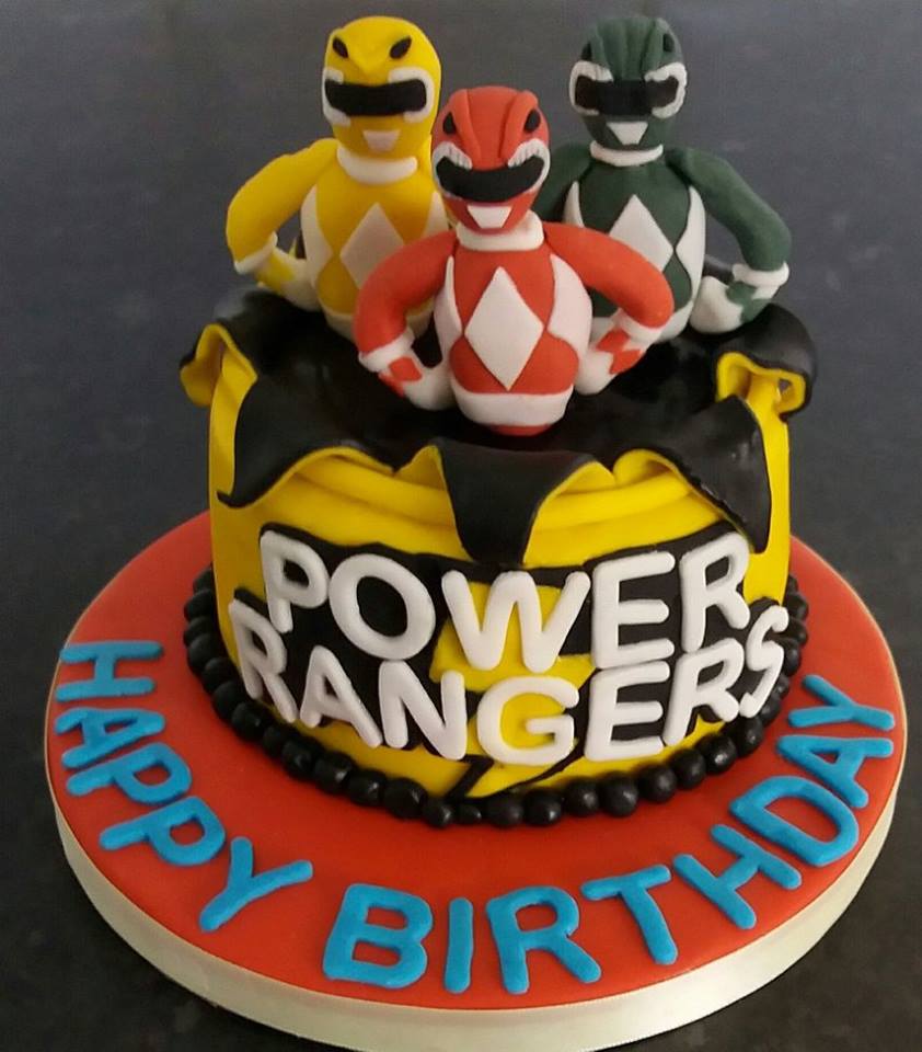 Power rangers birthday cake