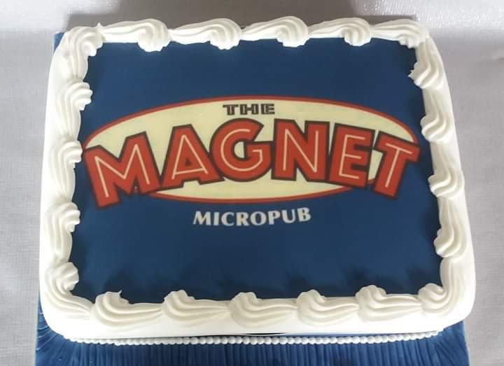Magnet micro pub broadstairs launch cake photo print