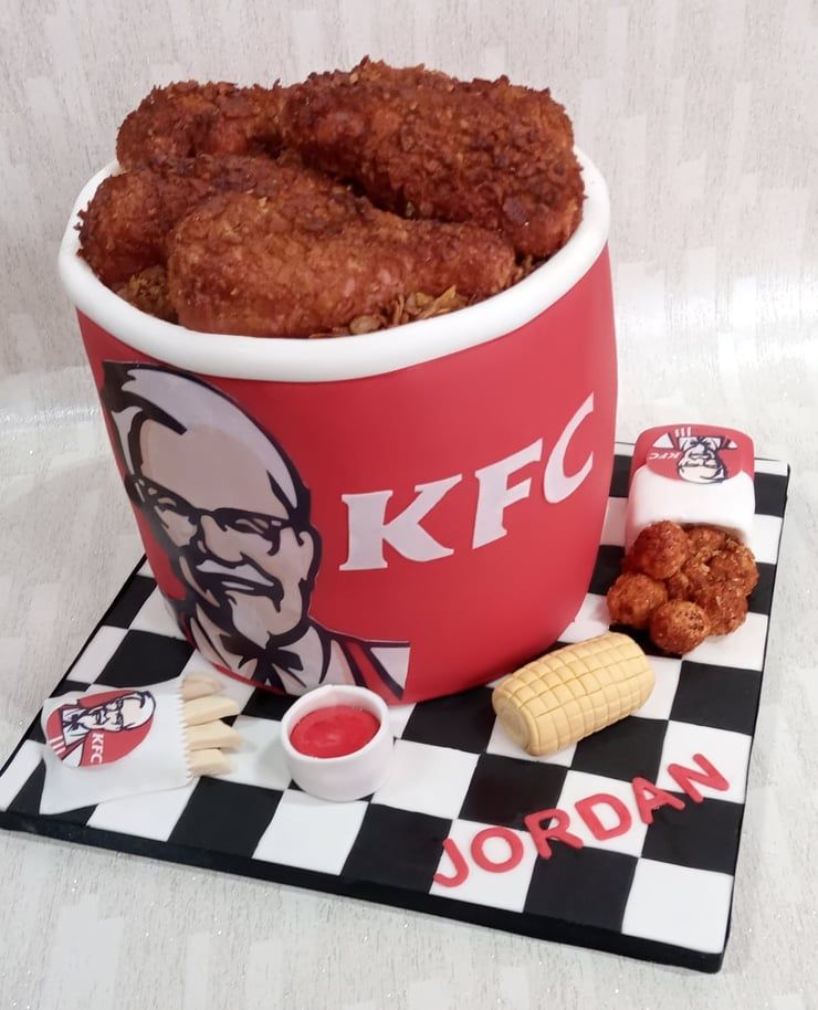 KFC bucket cake