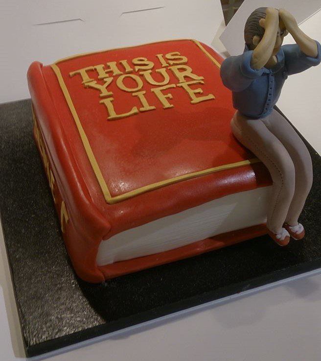 book this is your life cake