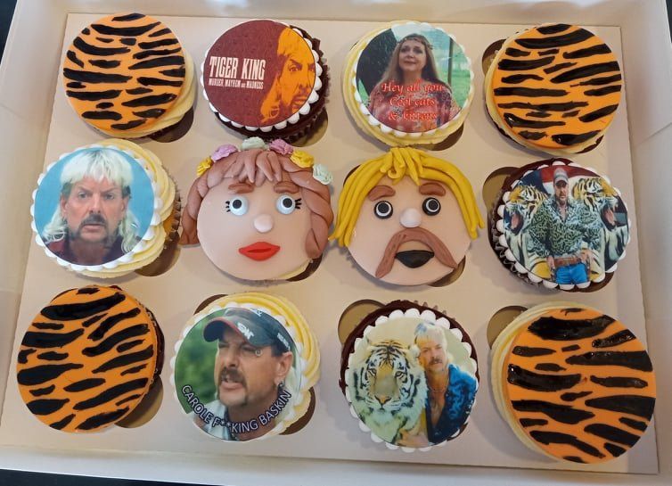 Tiger King cupcakes