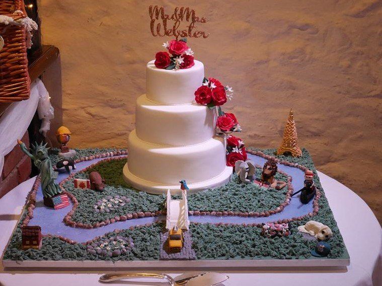 memories wedding cake