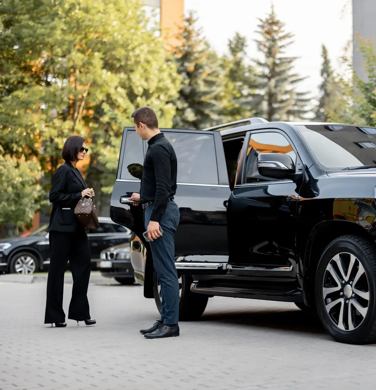 Complimentary luxury transportation