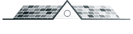 Logo for R C Roofing & More by Ruiz Construction LLC, featuring a roof graphic and text.