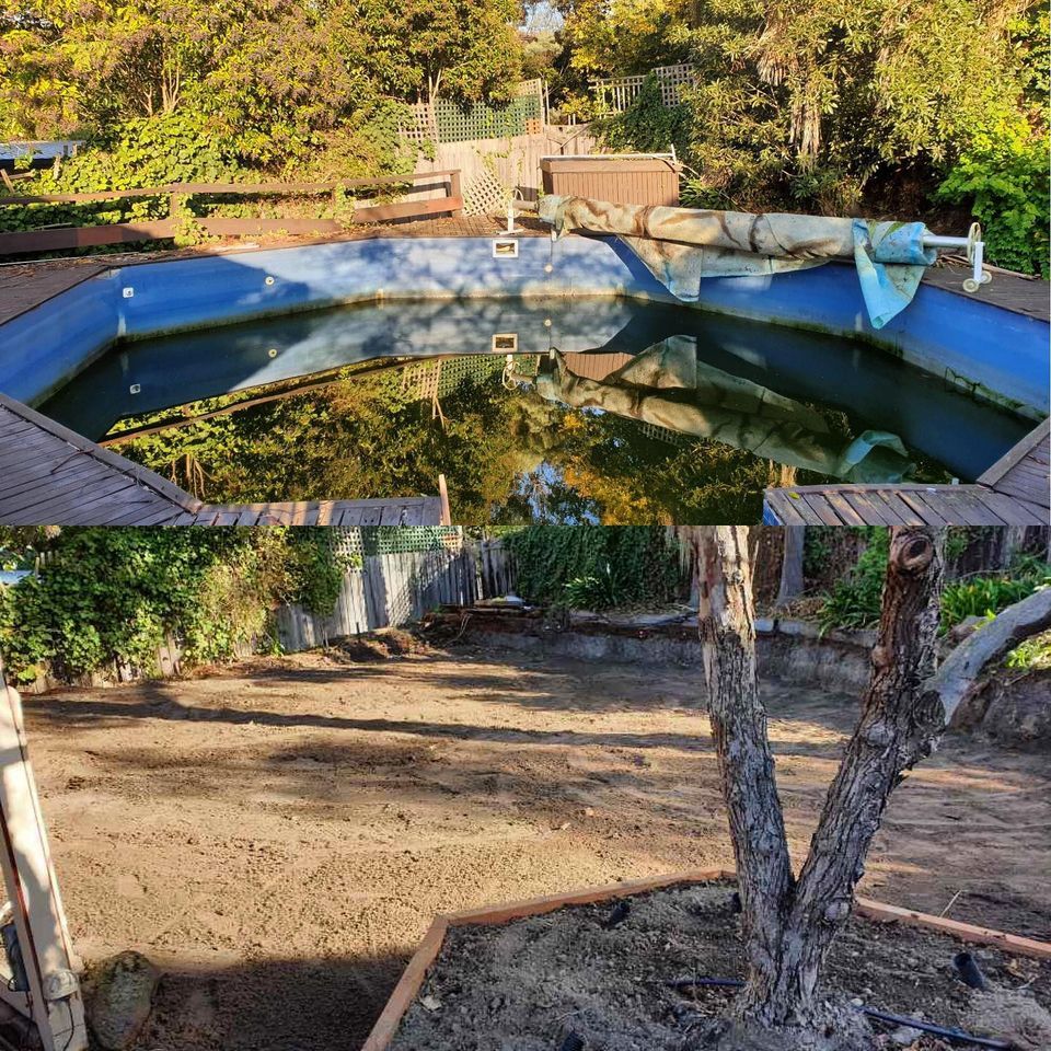 Before and After Pool Removal — All Over Pool Removals in Narre Warren, VIC