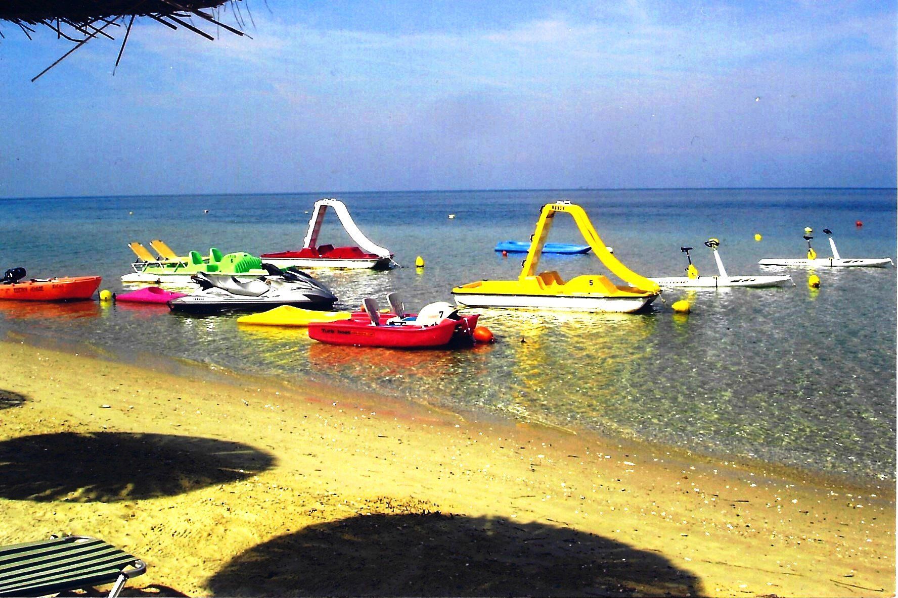 Pedal Boats,Aqua bikes,Water bikes,thassos,beach