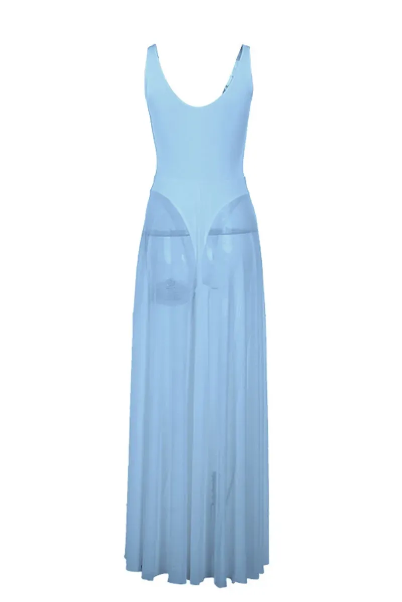 XL - SHEET MAXI SLIP DRESS