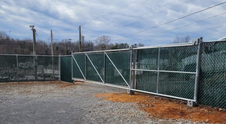 Store Fence — Boones Mill, VA — J & M Fencing