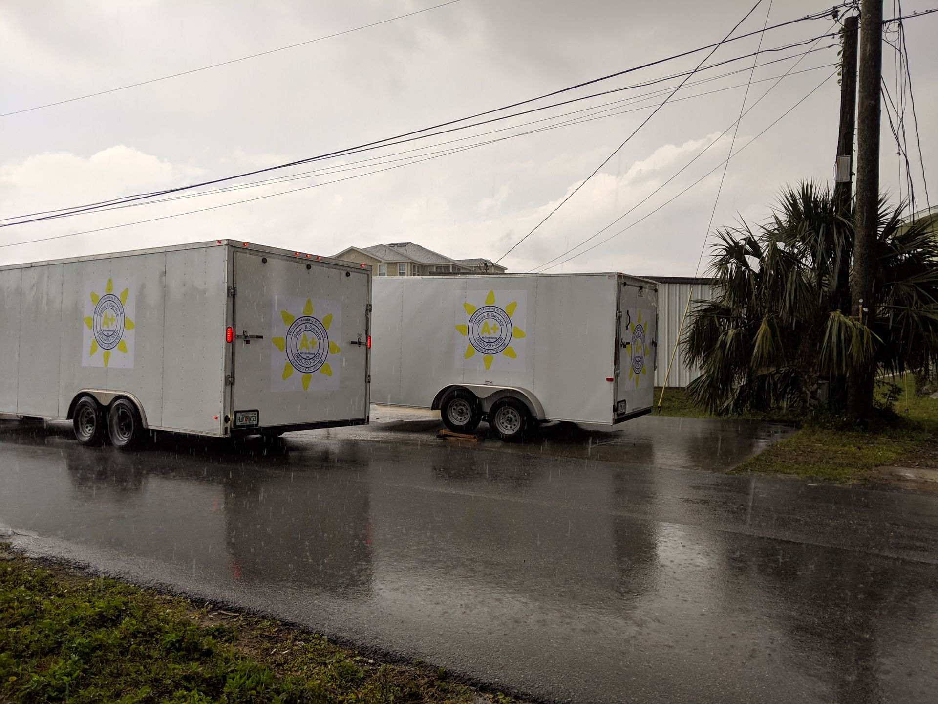 Trucks Used for HVAC Services | Panama City Beach, FL | Bruce's Heating & Cooling