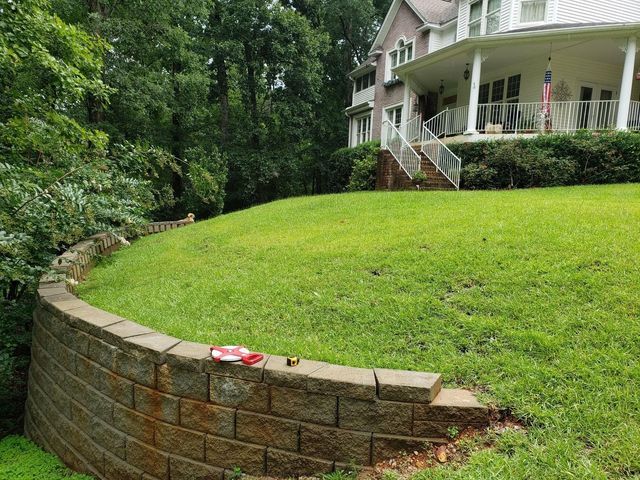 Retaining Wall Installation