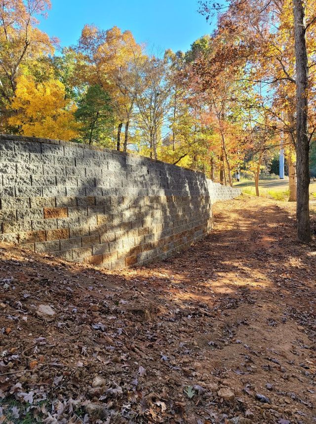 Retaining Wall Installation
