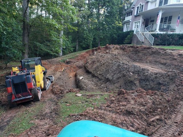 Retaining Wall Installation