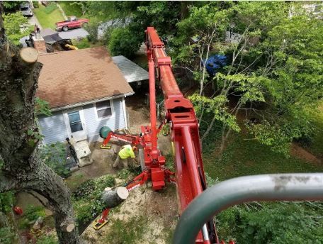 Aerial Track Lift — Romeo, MI — AWD Tree Service, Inc.
