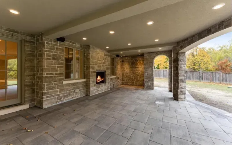 Backyard interlock