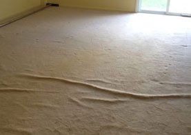 Carpet Stretching Before — Germantown, MD — Father & Son Carpet Cleaning & Repair
