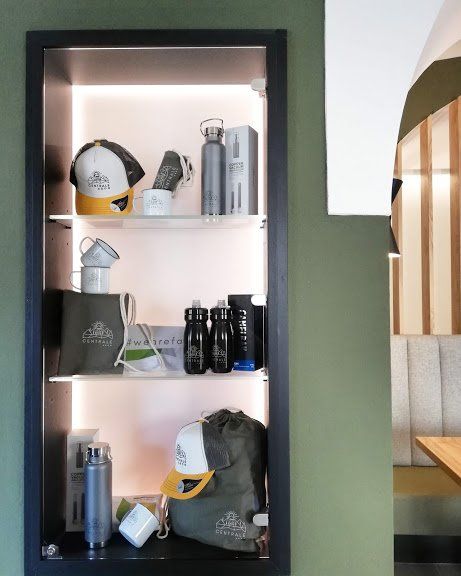 merchandising della caffetteria