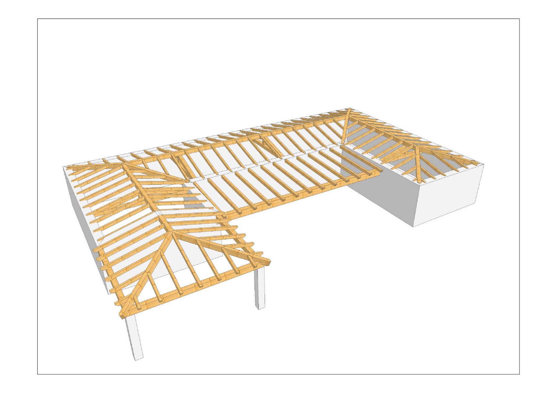 progetto tetto legno