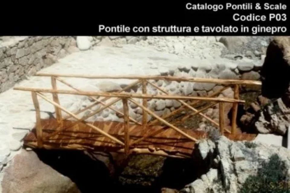 Pontile in ginepro
