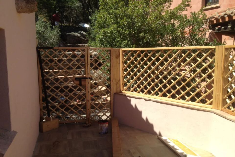 Grata in legno per esterni