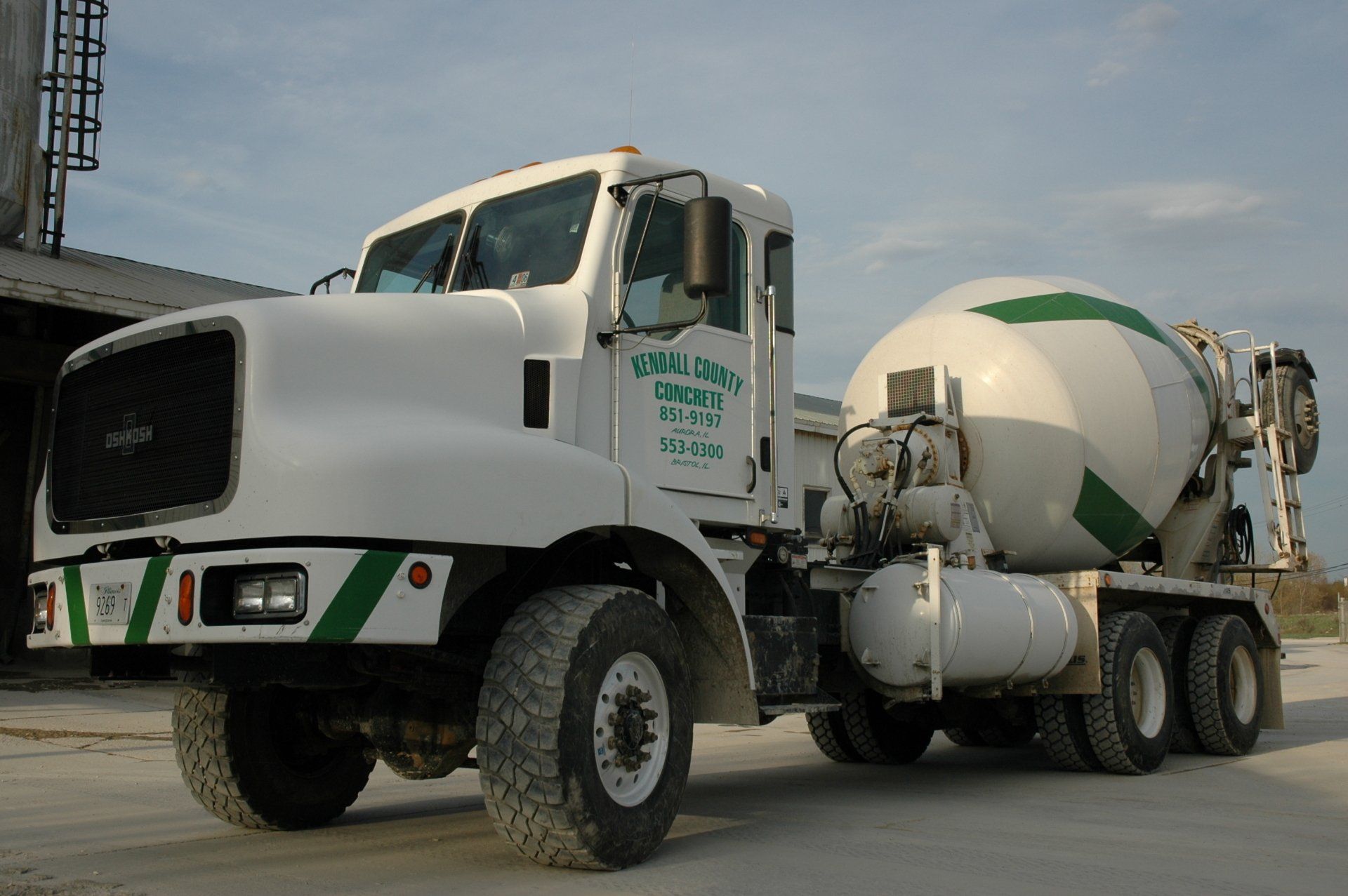 Concrete Mixer Beside The Road — Aurora, IL — Kendall County Concrete