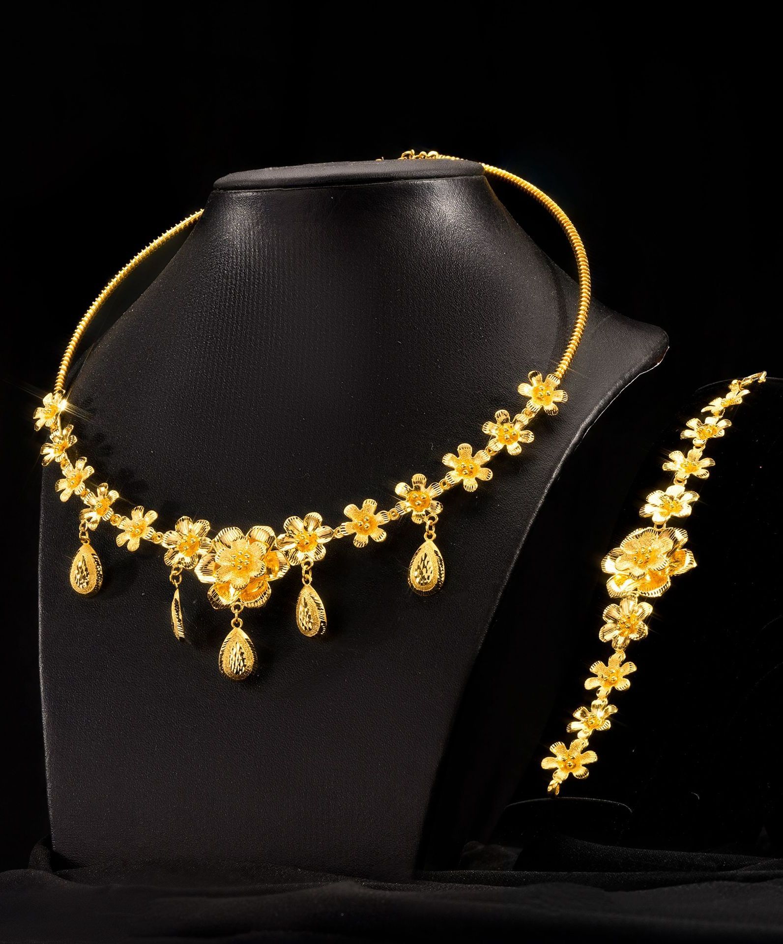 golden necklace
