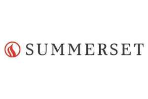 The logo for summerset is on a white background.