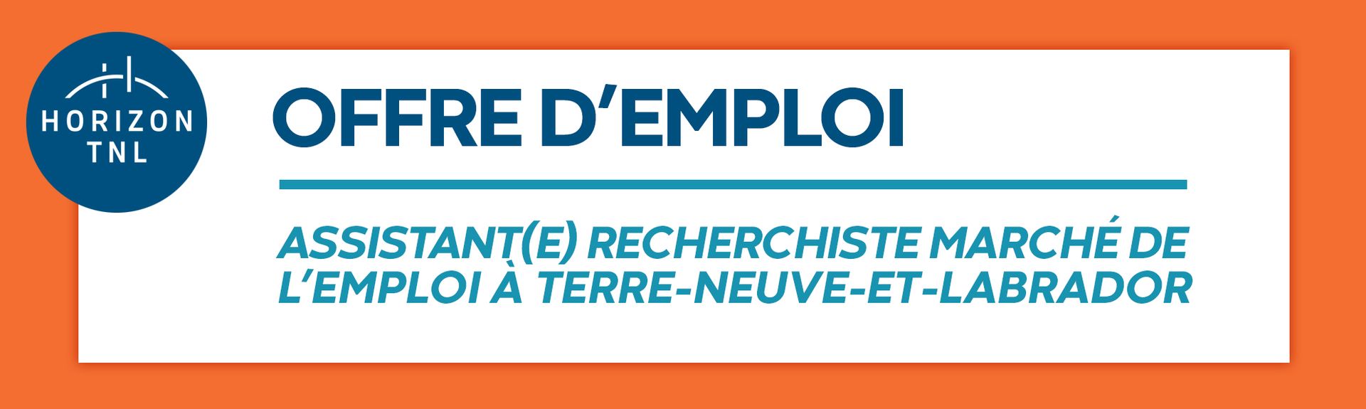 Offre d'emploi d'Horizon TNL