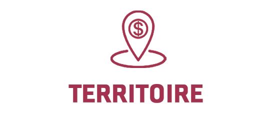 Icône du pilier du territoire du développement durable.