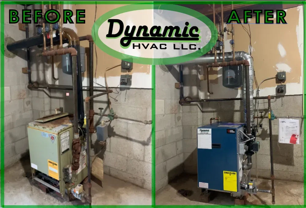 Before and After — Glenville, PA — Dynamic HVAC LLC