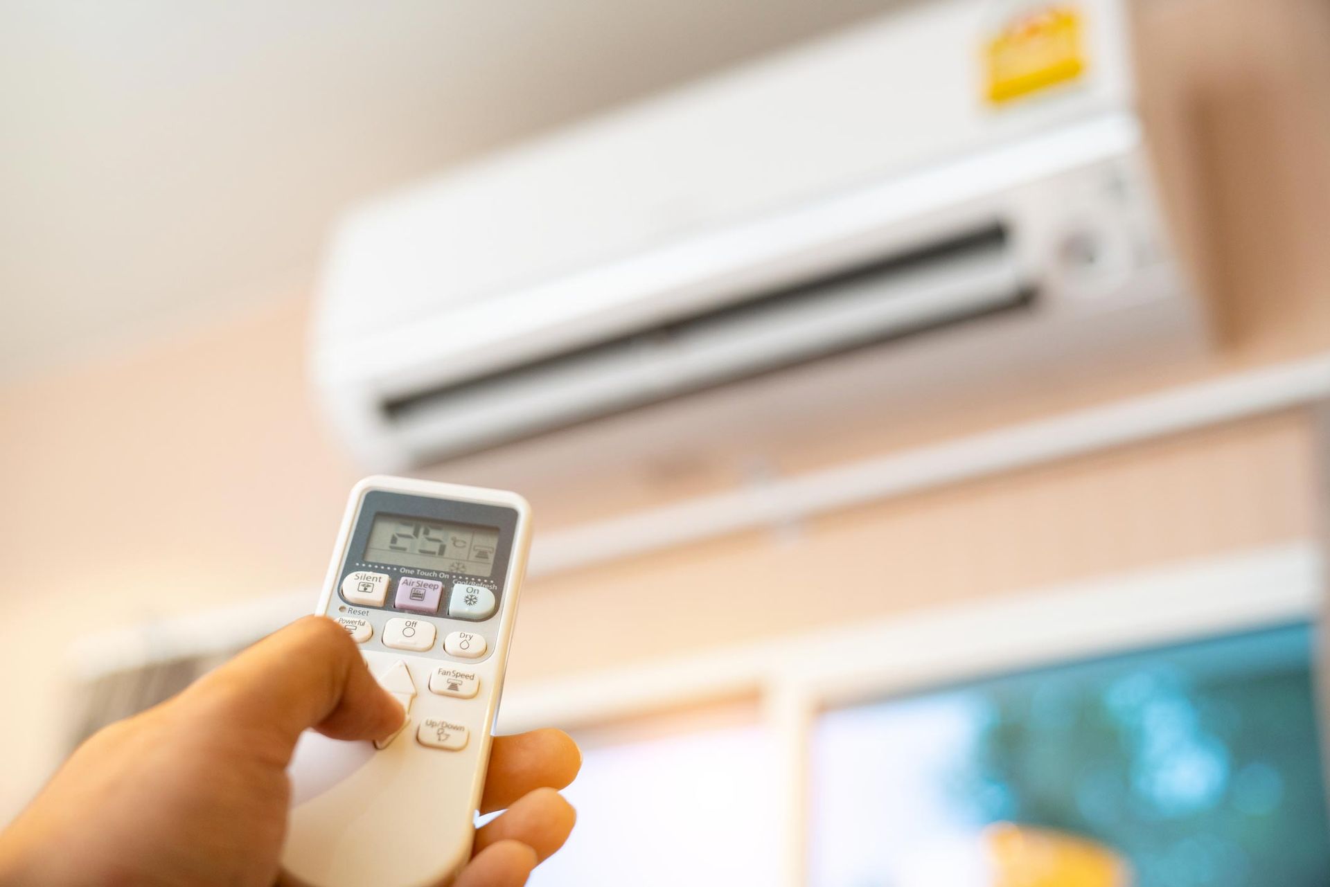 Switching on Air Conditioner — Glenville, PA — Dynamic HVAC LLC