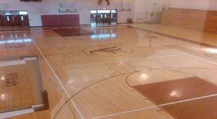 hardwood basketball court-flooring in winchester, va