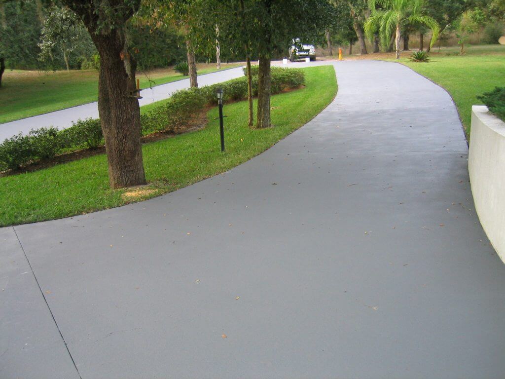 newly resurfaced driveway in Vineyards, FL