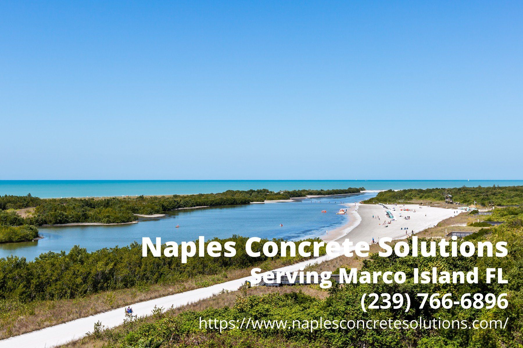 contact info of Naples Concrete Solutions - a decorative concrete company serving Marco Island, FL