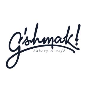 Gshmak Logo in black - Bakery & Cafe