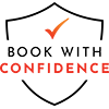 The Book with Confidence logo tells you that this Travel Advisor has direct access to comprehensive resources for safe and healthy travel, available at their discretion for sharing with clients. This includes vetting the details on the health and safety protocols implemented by each travel provider in order to recommend the ideal itinerary for each client’s unique needs.